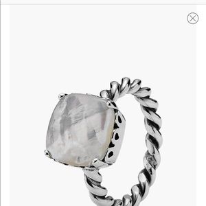 Pandora mother of pearl ring